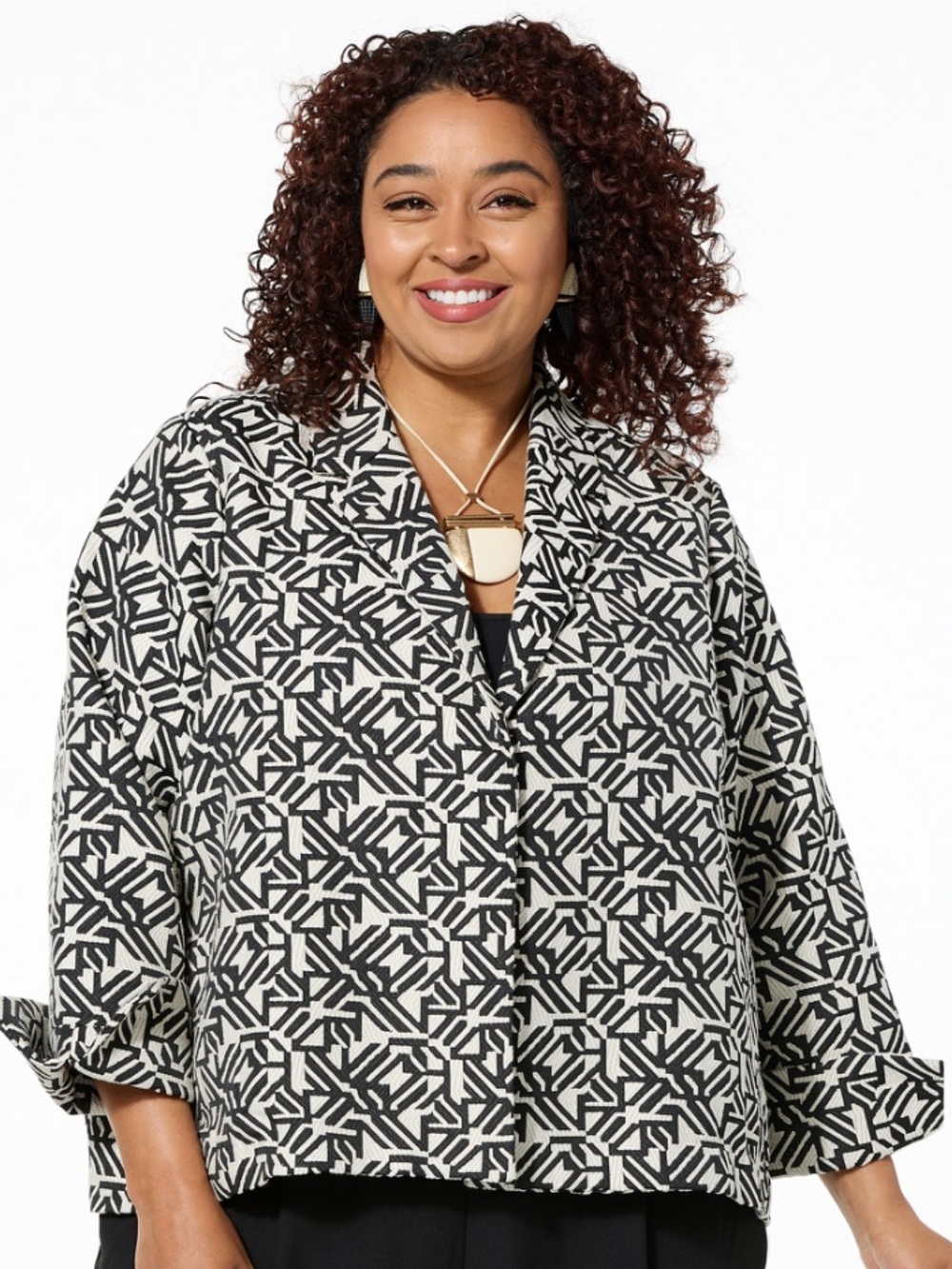 WynneCollection All-Occasion Jacquard Topper